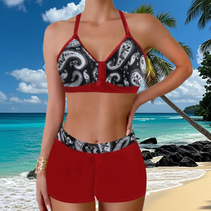 🏖️👙🌴【S-5XL】2025 sada plavek na pláž s potiskem