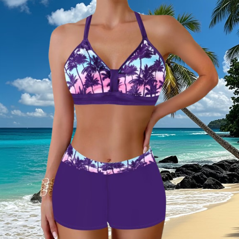 🏖️👙🌴【S-5XL】2025 sada plavek na pláž s potiskem